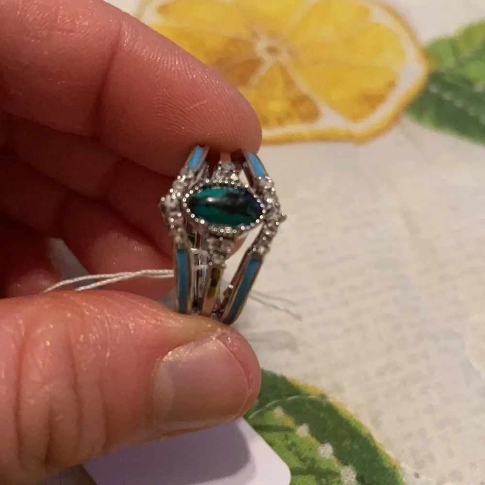 Turquoise stackable ring - Picture 3 of 7